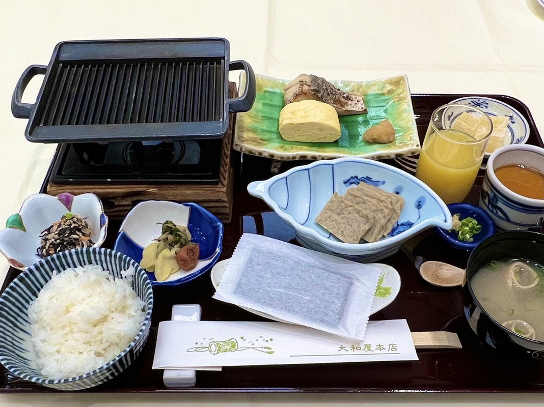 愛媛の美味しい物が頂ける朝食