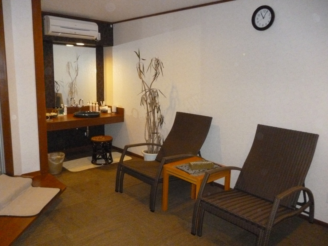 貸切風呂「銀の湯」洗面台