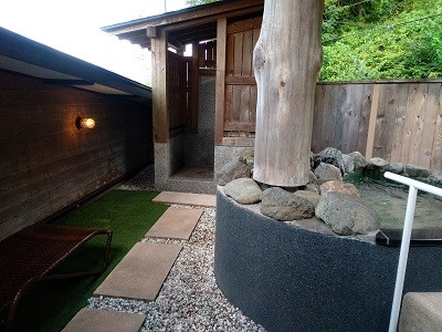 和洋室の露天風呂