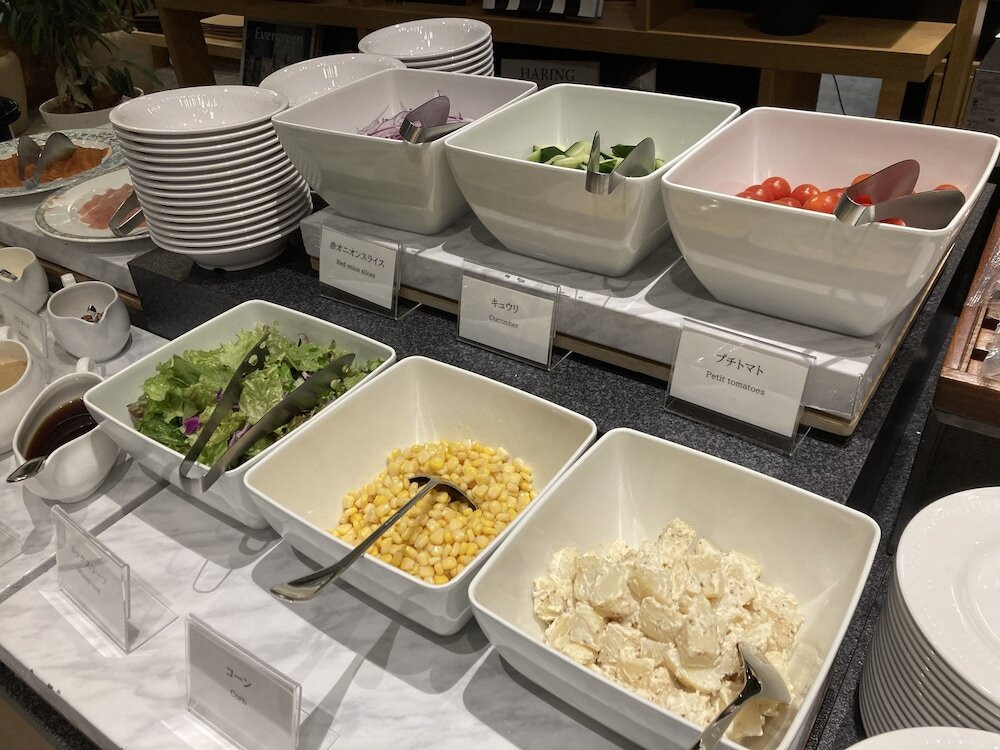 朝食ビュッフェ