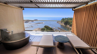 本館302オーシャンビュー洋室ツインベッド　露天風呂付 禁煙