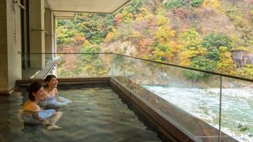 大浴場 大黒部 露天風呂からの風景 / 6
