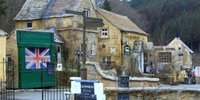 アンティークな町並み「ドゥリムトン村」♪　亀岡でイギリス村体験