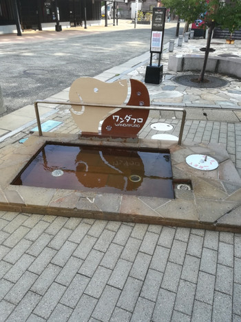一軒家風の足湯を囲んでゆっくり堪能2326805