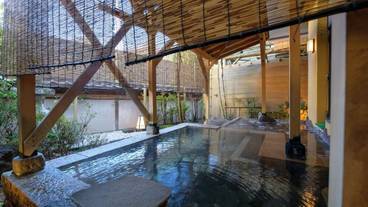 明月　露天風呂② / 2