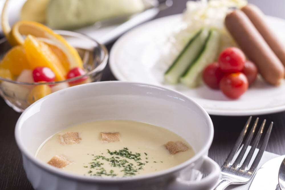 朝食ビュッフェ