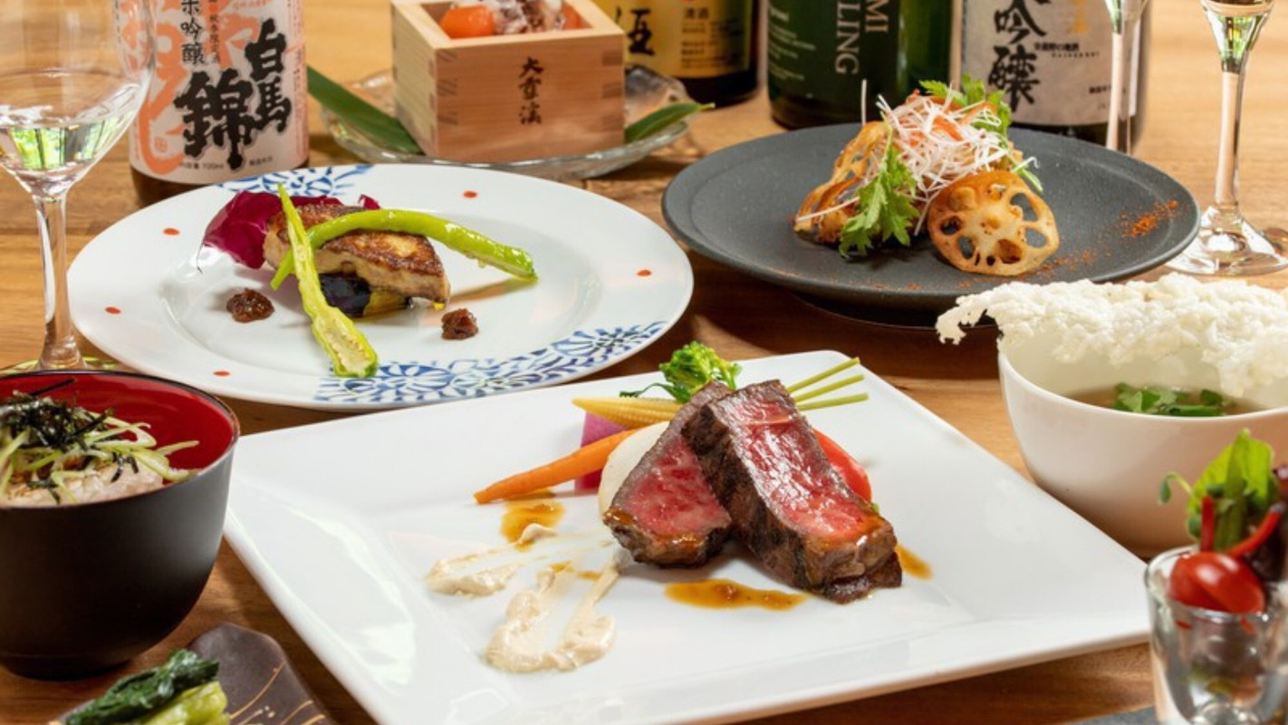 秋の夕食コースのイメージ