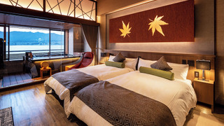 プレミアム ツインルーム 専用バスルーム オーシャンビュー