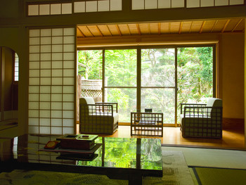 6,000坪の敷地にわずか9棟。全室温泉付き離れの純和風旅館4253988