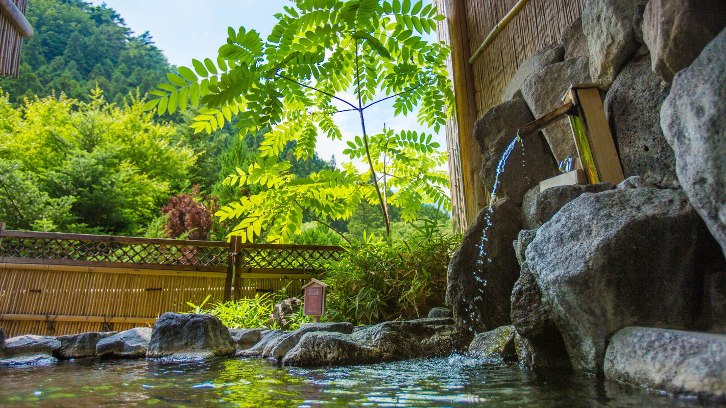 女湯 月光乃湯 露天風呂