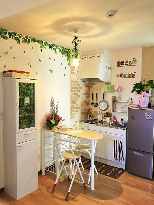 客室内のダイニングエリア