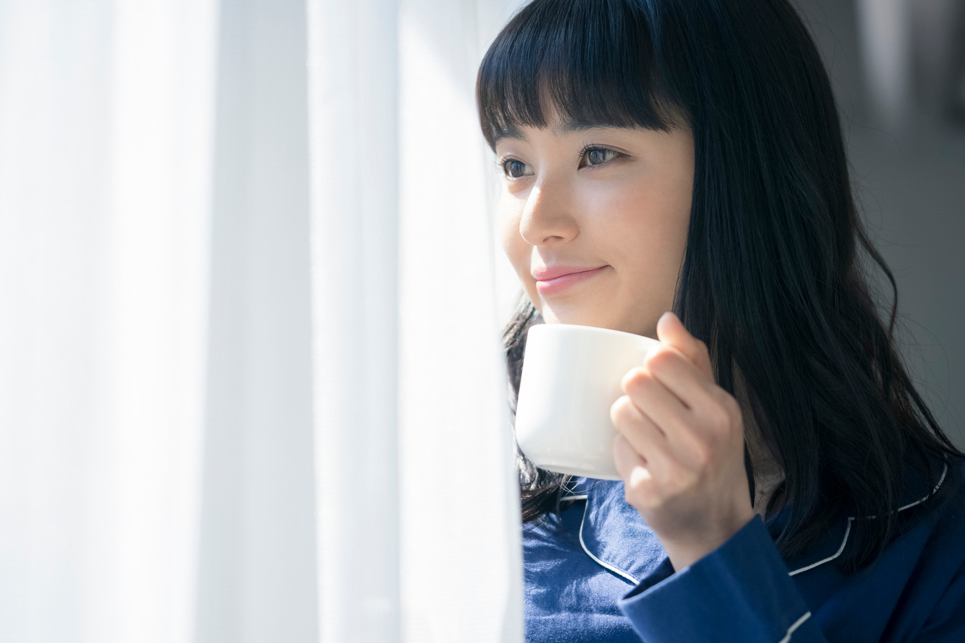 女性　リラックス