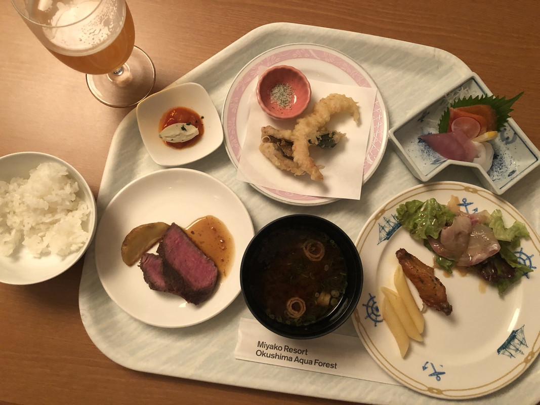 夕食のローストビーフが美味しい