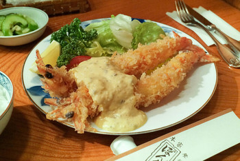 「ぽん多本家」 料理 70465995 エビフライ