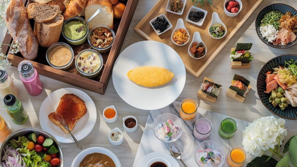 朝食ビュッフェ