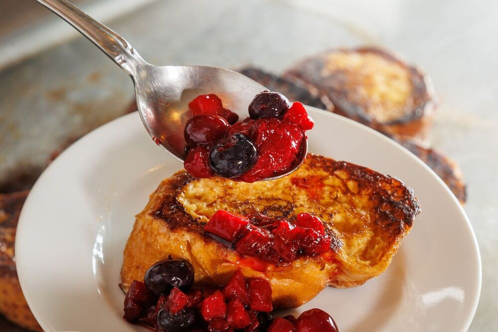 朝食ビュッフェ