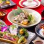 【2食付／極上】1日2組限定！越前の山海の幸にこだわった創作懐石膳「鶴 - Tsuru -」 | 源泉かけ流し 大人の湯宿 越前あわら温泉 つるや