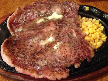 「ビリー・ザ・キッド 浅草千束店」料理 1055991 400gテキサス ステーキ ¥2770