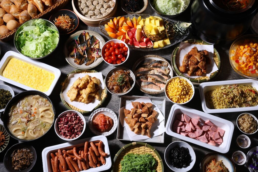 朝食ビュッフェ