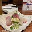 居酒屋「舟忠」での夕食の一部