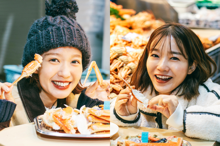 北陸かに巡り旅を満喫したのは、この2人でした♪2005374