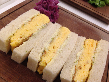 「エルマーズグリーンインザパーク」料理 1261820 ランチセット「エッグサンド」(1,080円)を頂きました。