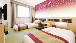 [禁煙] 最上階さくらツインルーム/16平米/97cm ベッド2台