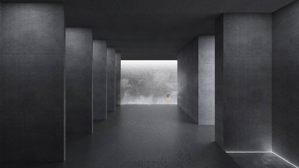 シックな雰囲気の大浴場 / 4