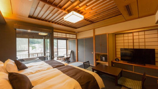 [和モダンスーペリア洋室] 38平米 + 専用テラス6平米 信楽焼露天風呂 禁煙