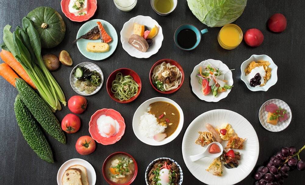 朝食ビュッフェ