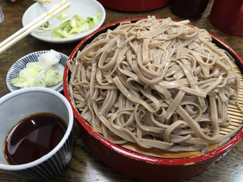 「かぎもとや 中軽井沢本店」料理 1204611 大もり ¥1050
天麩羅や海苔は要りません。お腹に余裕があるなら、蕎麦をもう一枚食べたい！