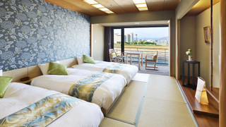 禁煙 川側トリプルベッドルーム(10畳)