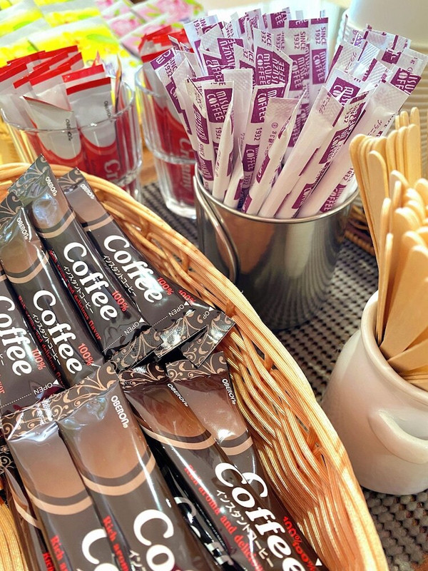 客室内のダイニングエリア