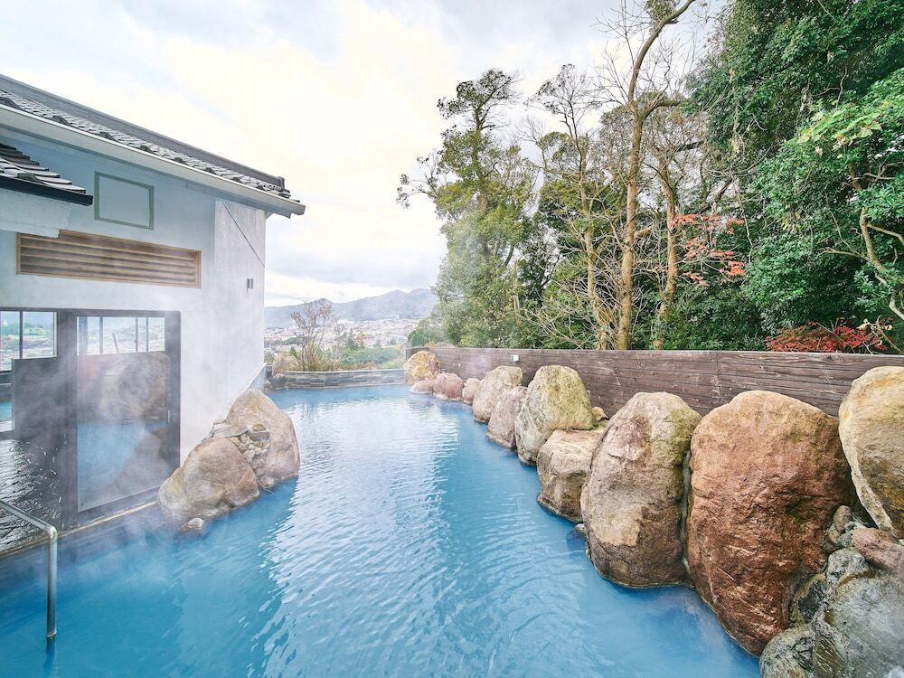 眺望抜群の展望露天風呂