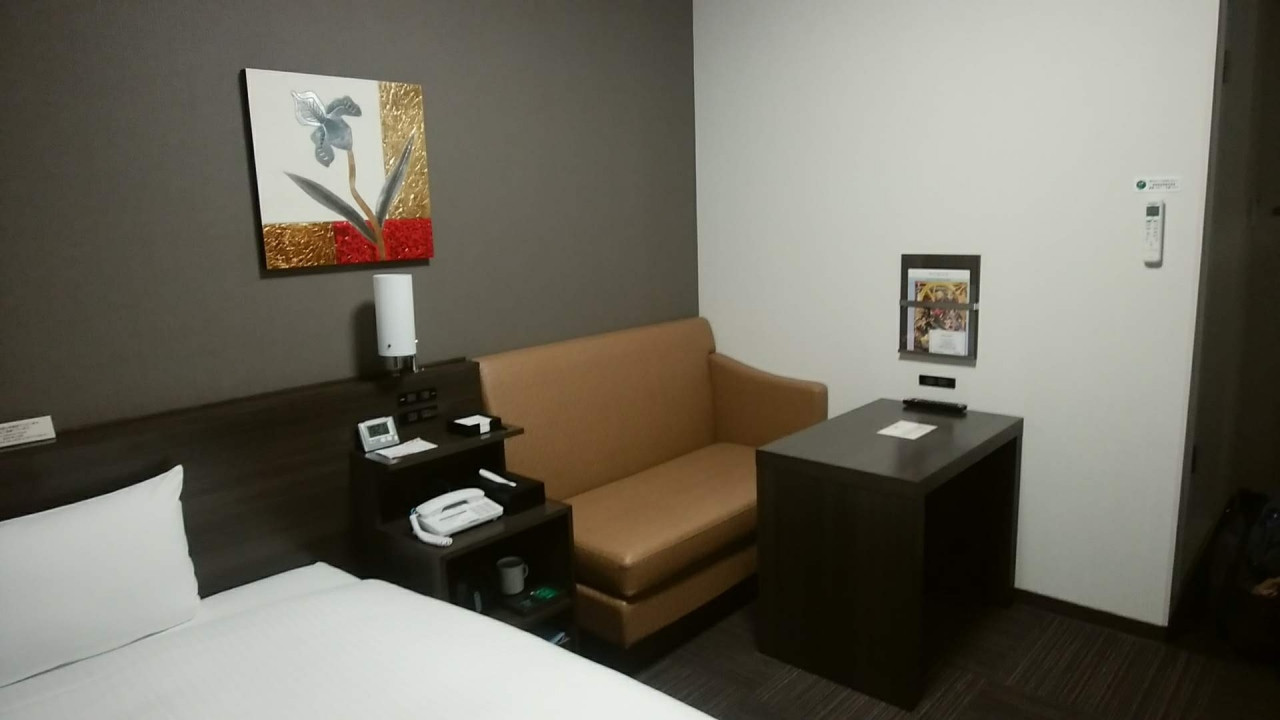 ちょっとしたソファーがあるのが面白い