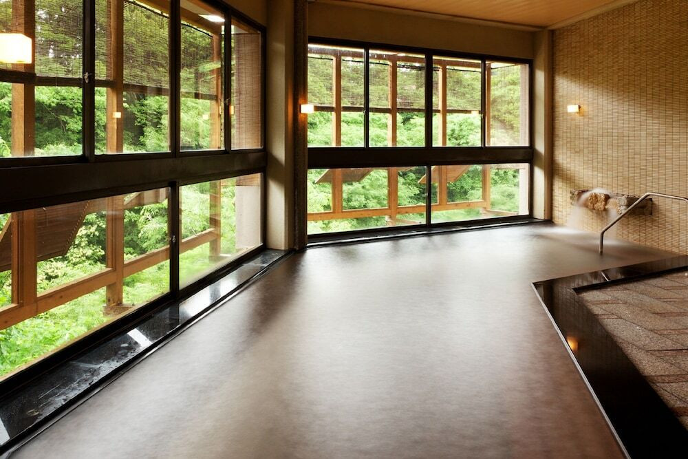 東屋風露天風呂がある大浴場「白鷺の湯」3925747