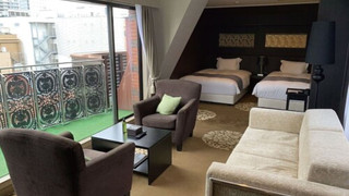 ファミリー ツインルーム 禁煙(ダブルベッド2台) - 本館・最上階 - 大人3名様よりエクストラベッドをご用意