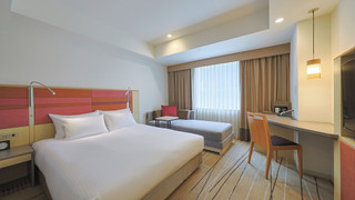 スーペリアダブルルーム、クイーンベッド1台、ソファベッド付き、禁煙(大人3名まで