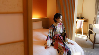 [湖側] 23年3月リニューアル - 4階·展望風呂付きツインルーム 禁煙