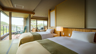 天望棟 絶景の次郎 3階 (16畳) 露天風呂付モダン和洋室