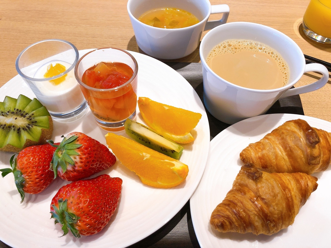 クロワッサン、大きないちごも美味しかったです