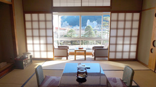 和室 10畳 庭園側 (2食付き、飛騨ビーフセットディナー)