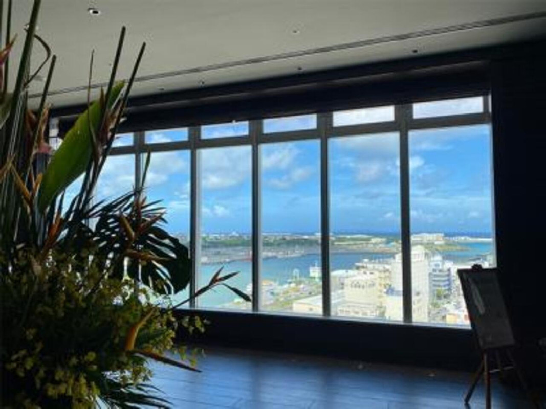 フロント最上階からの眺め