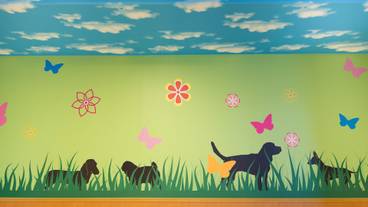 館内のアートウォール / 2