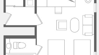 モデレートツインルーム　シティビュー