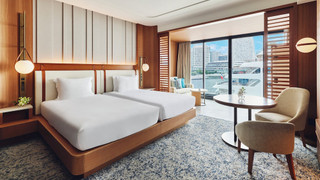 クラシック ルーム シングルベッド 2 台 クラブラウンジ利用可 (Minatomirai View)