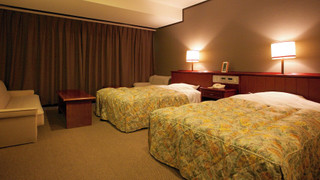 ツインルームシングルサイズベッド 2 台