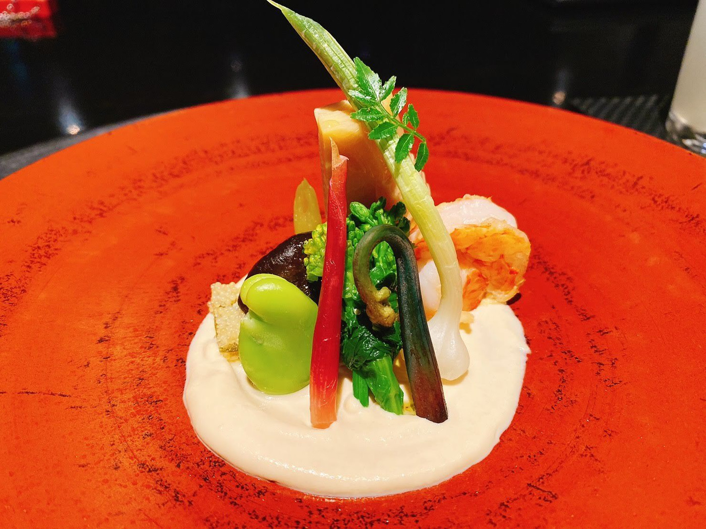 「べにや無何有」 料理 167862245 先付の春の白和えという1皿