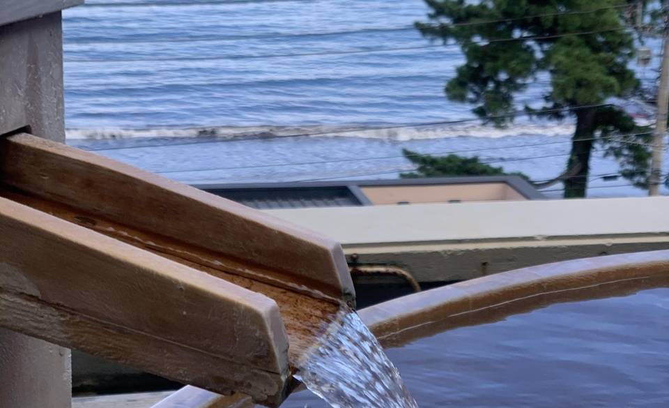 朝の露天風呂で
気分爽快 / 2