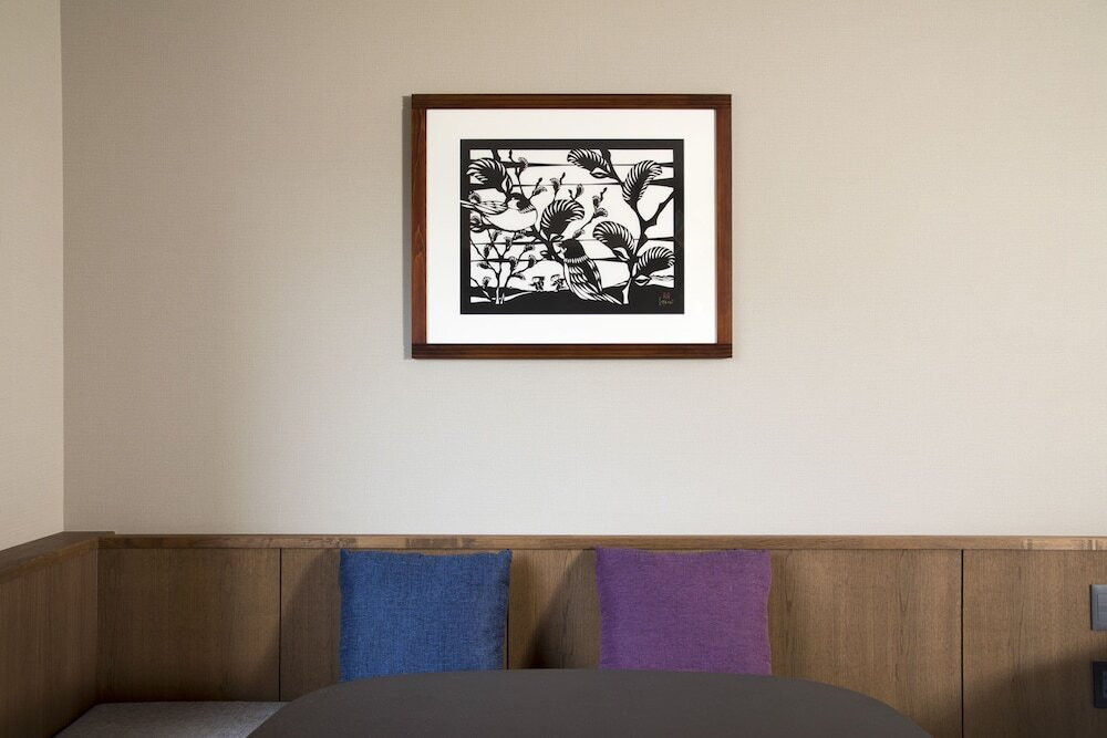 客室内のダイニングエリア